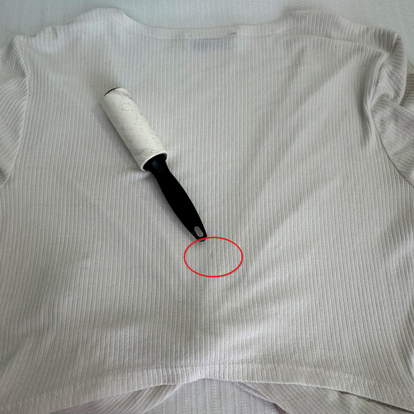 HOLLISTER White Tie Front Shrug Medium Balletcore V-Neck Y2K Twist Crop Top - Picture 10 of 10